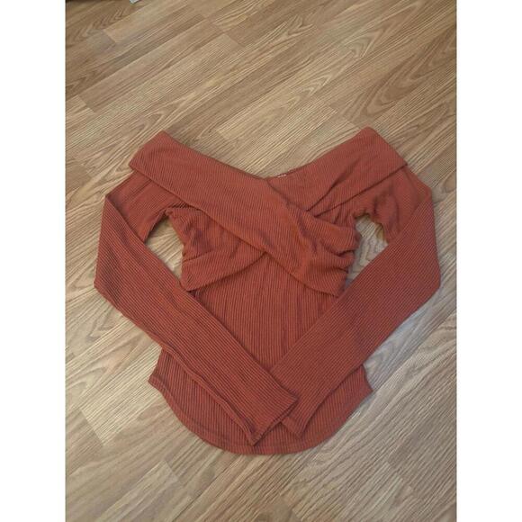 Free People Off The Shoulder Sweater Size Small - Picture 10 of 12